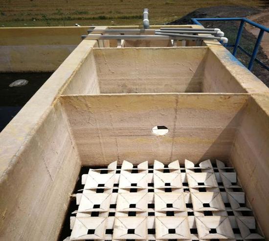 空空如也的一体化氨氮处理设施