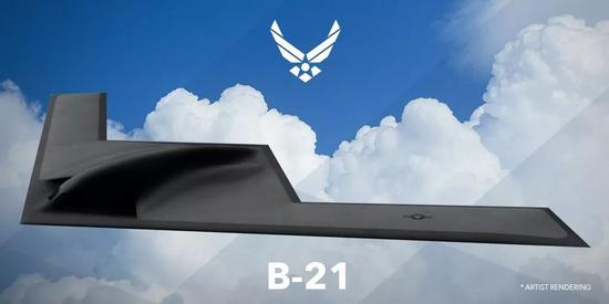 美国未来战略轰炸机B-21想象图
