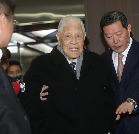 台湾地区前领导人李登辉领导人“礼遇金”将届满(图片来源:联合新闻网)