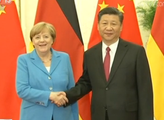 习近平与德国总理默克尔举行会晤