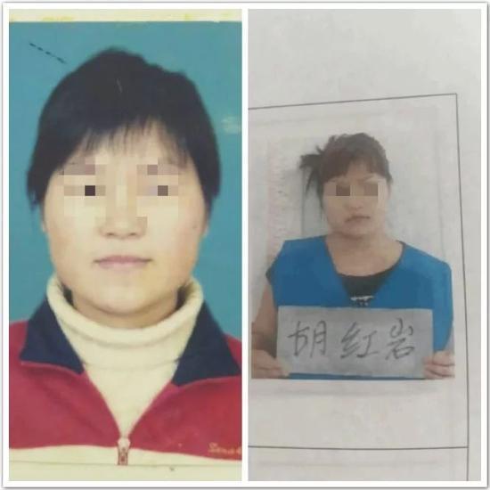 左为真胡红岩,右为假胡红岩。受访者供图