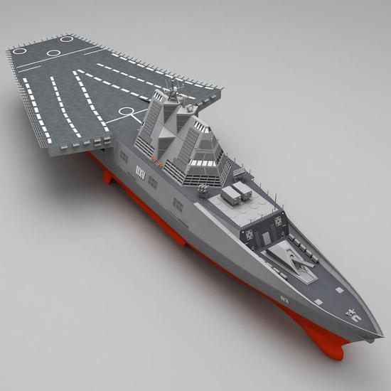 DDG-1000+伯克3+无人机母舰……是不是造出来是这样?