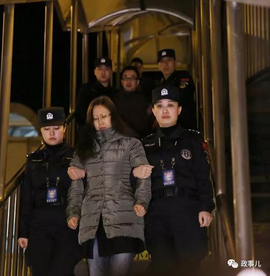 图为付耀波、张清曌被抓获回国。