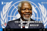 国际社会都在哀悼安南 特朗普一声不吭惹争议