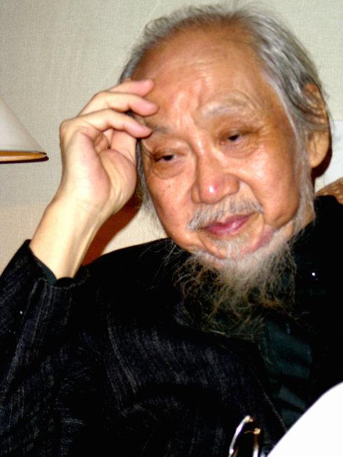 2003.10文怀沙先生(崔自默摄影)