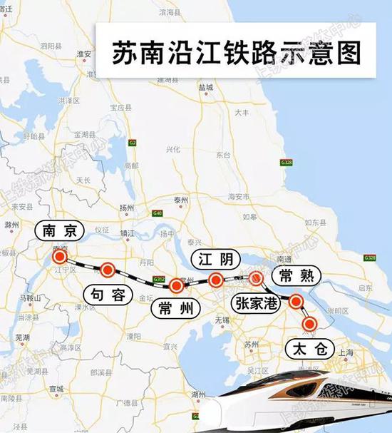 苏南沿江铁路初步设计获批 经沪通铁路接入上
