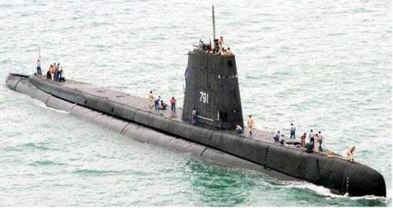 资料图片：台军“古董”潜艇“海狮”号。（图片来源于网络）