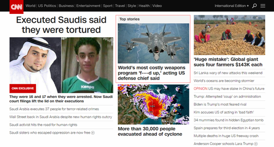 ��CNN��ҳ��ͼ��