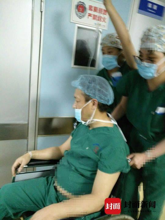 3月30日医生廖晓波被抢救送手术室