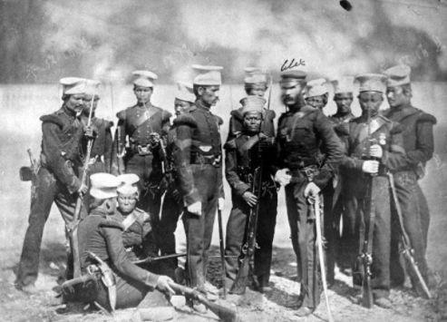 1896年的廓尔喀士兵。