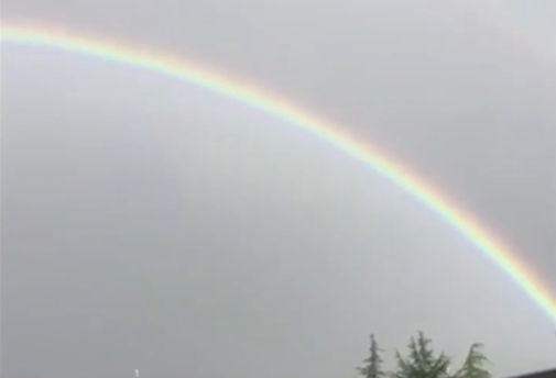 视频：奇景！拉萨雨后现绝美双彩虹