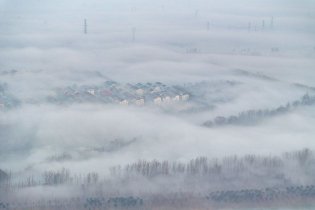 连云港平流雾景观