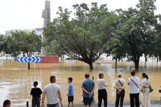  Overwarning flood in Liuzhou, Guangxi
