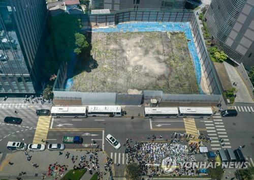 首尔市钟路区的日本驻韩大使馆旧址 材料图