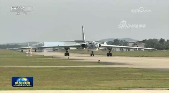 海军航空兵轰-6K战略轰炸机