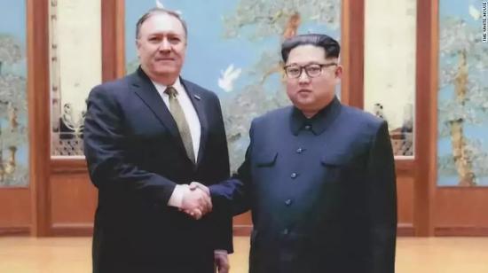 5月,蓬佩奥赴朝鲜,与金正恩会晤