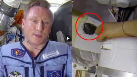 视频|空间站惊现漏洞 宇航员堵洞报平安:一切正常