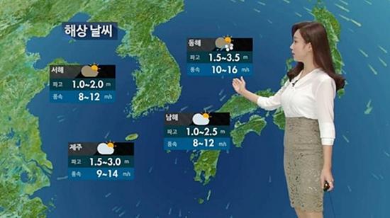 韩国天气节目用错资料还照常播 女主持浑然不