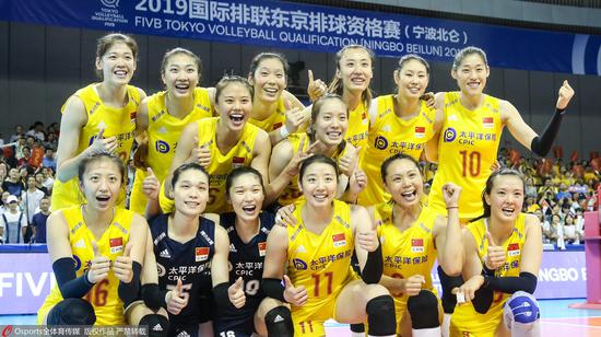 中國女排此前已獲得東京奧運會資格。圖/Osports