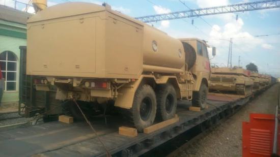 ▲已经达到梁赞的中国参赛用装备