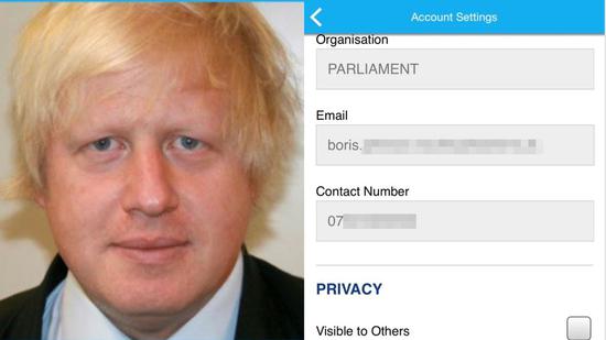 英国前外交大臣鲍里斯·约翰逊(Boris Johnson)的个人信息被泄露。(图源:天空新闻网)