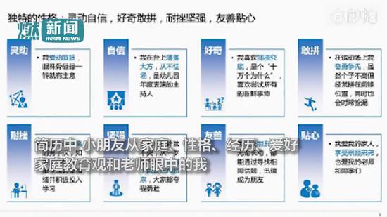 视频|5岁娃逆天简历来袭 网友：这个起跑线超了我