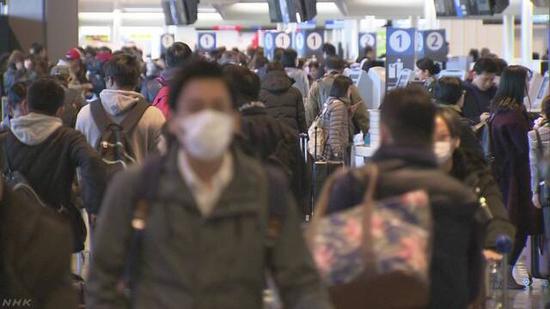 日本关西机场迎"春运"高峰 中国成旅客首选目的地