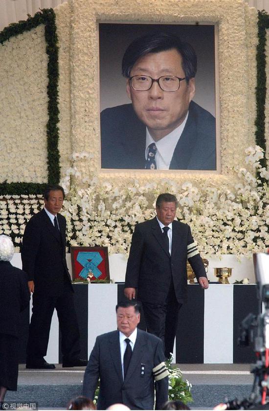 郑梦宪的葬礼现场(视觉中国)