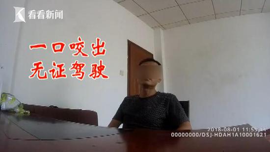 男子开车被狗咬 追尾公交却牵出无证驾驶案