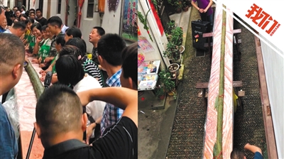 “超级大肉粽”出笼 重达千斤占半条街(图)