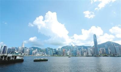 图为香港维多利亚湾。新华社记者 李 鹏摄
