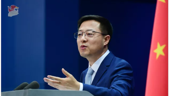 3月12日,中国外交部发言人赵立坚答记者问。/中国外交部官网截图