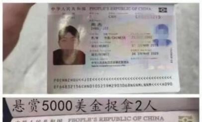 网传“通缉”周杰的信息。翻拍:赵孟