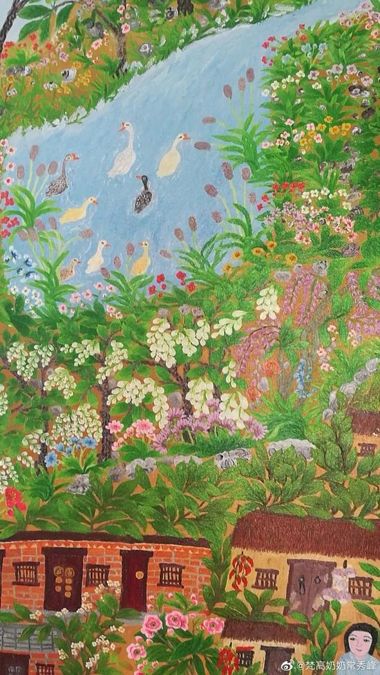 媒体:＂梵高奶奶＂走了 她用画把＂乡愁＂留在了人间