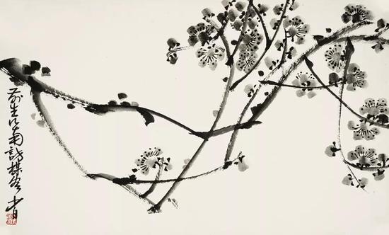 前生江南访梅客 39cm×65cm 2017年