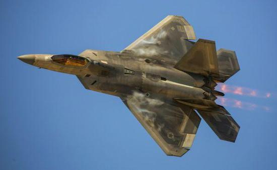 資料圖片：美空軍F-22隱身戰機。（圖片來源於網絡）