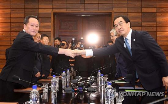 朝韩高级别会谈13日举行（图片来源：韩联社）