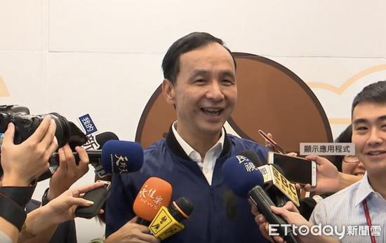 新北市长朱立伦。(图片来源:台湾“东森新闻云”)