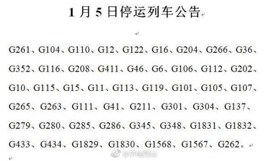 1月5日,受降雪天气影响,济南西站50趟列车停运。 济南西站官方微博 摄