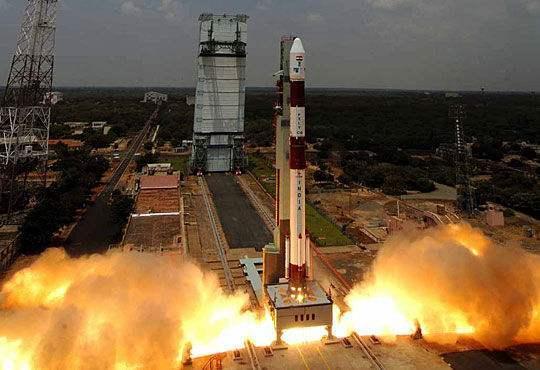 资料图片：印度PSLV-C40运载火箭发射资料图。（图片来源于网络）