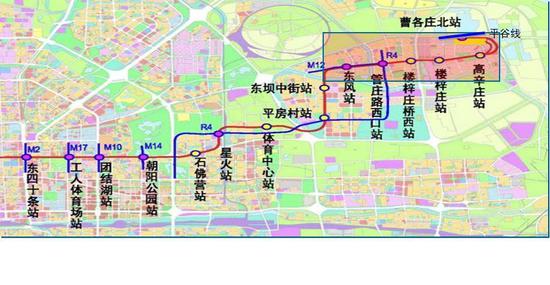 轨道交通三号线一期工程线路示意图
