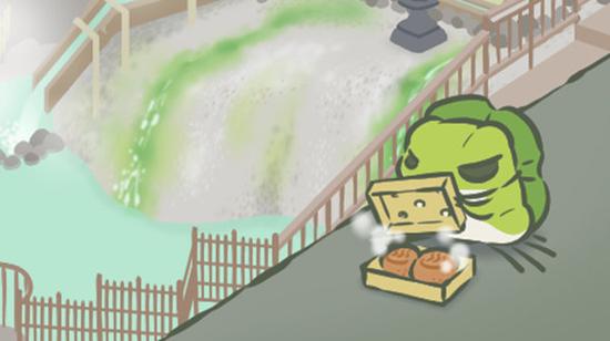资料图片：“旅行青蛙”游戏截图。（《香港经济日报》网站）