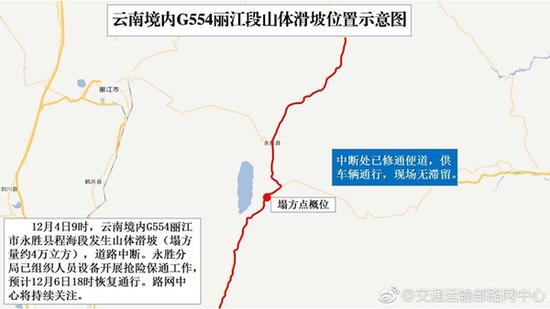 微博@交通运输部路网中心 图