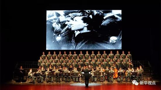▲1月4日，红旗歌舞团在国家大剧院演出（图片来源：国家大剧院官网）