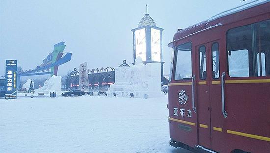 雪后的亚布力景区。摄影:刘成伟