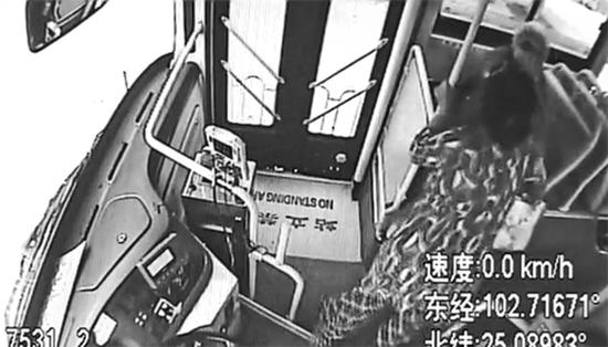 女子大闹公交车被拘:抱狗上车还抢乘客手机眼镜