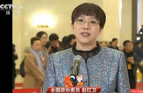 全国政协委员、中国铁道科学研究院首席工程师赵红卫接受媒体采访。央视新闻截图 来自海外网