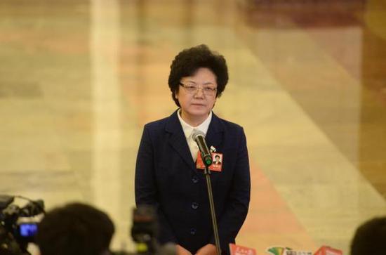 国家卫计委主任李斌针对遏制因病致贫的举措回答记者提问。东方IC 图