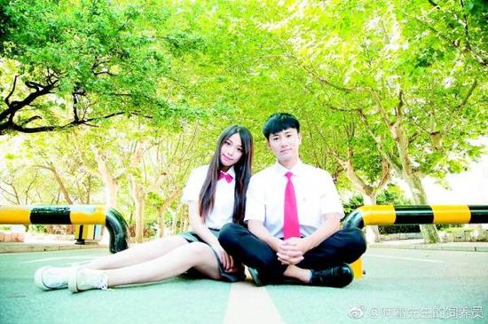 他俩珍惜在一起的时光,不在一起时也各自在努力成长。受访者供图