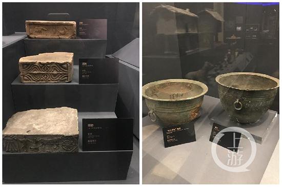 当地出土的文物。